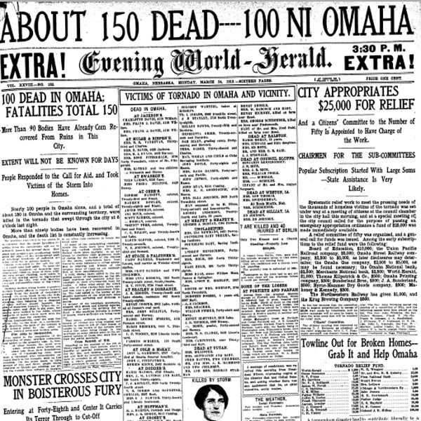 Tornado front page